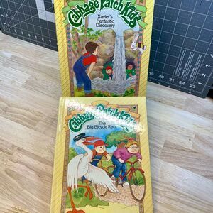 Cabbage Patch Kids 2 Book Bundle – Parker Brothers Vintage 1985 Ages 4–8